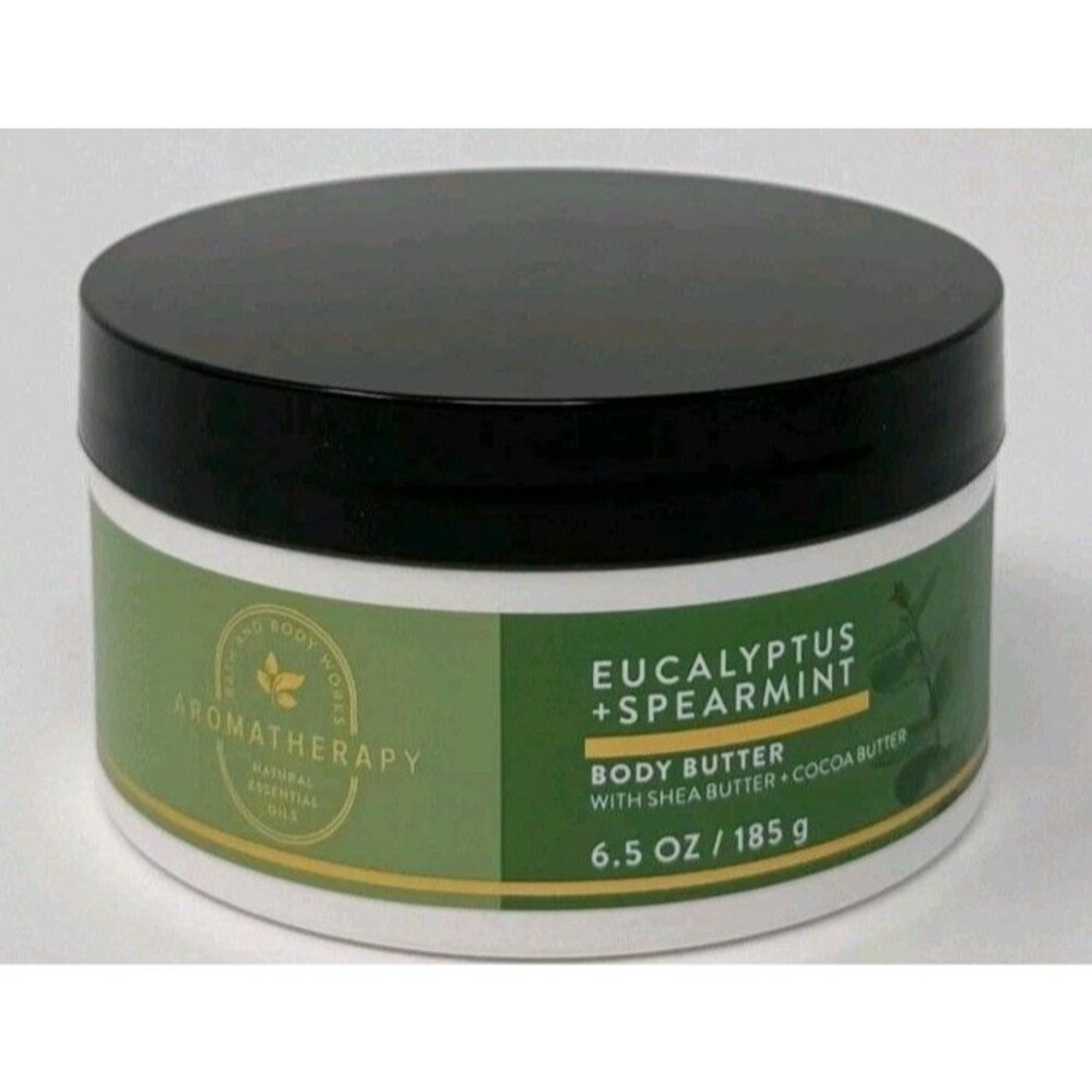 1 Bath & Body Works AROMATHERAPY EUCALYPTUS SPEARMINT Body Butter Cream Lotion